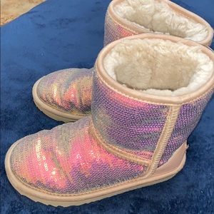 Ugg toddler sequin boots size 12